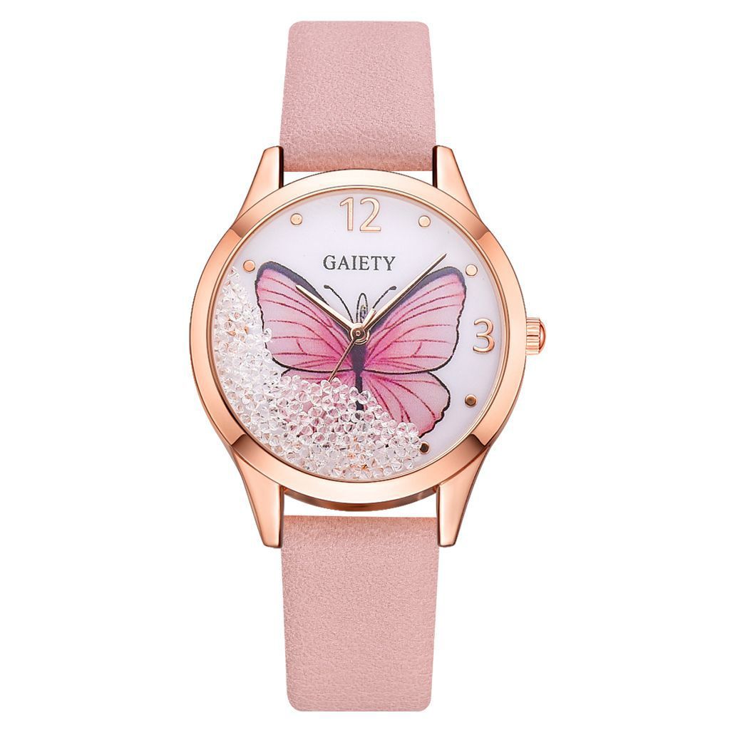 Luxury women's watch from Gaiety made of leather.