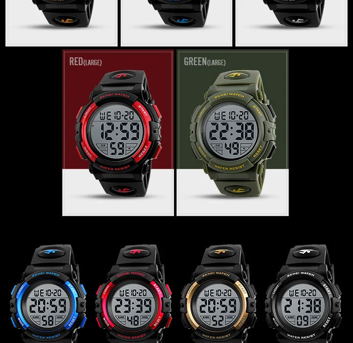 SKMEI Kids Watch Digital LED Waterproof Watch.