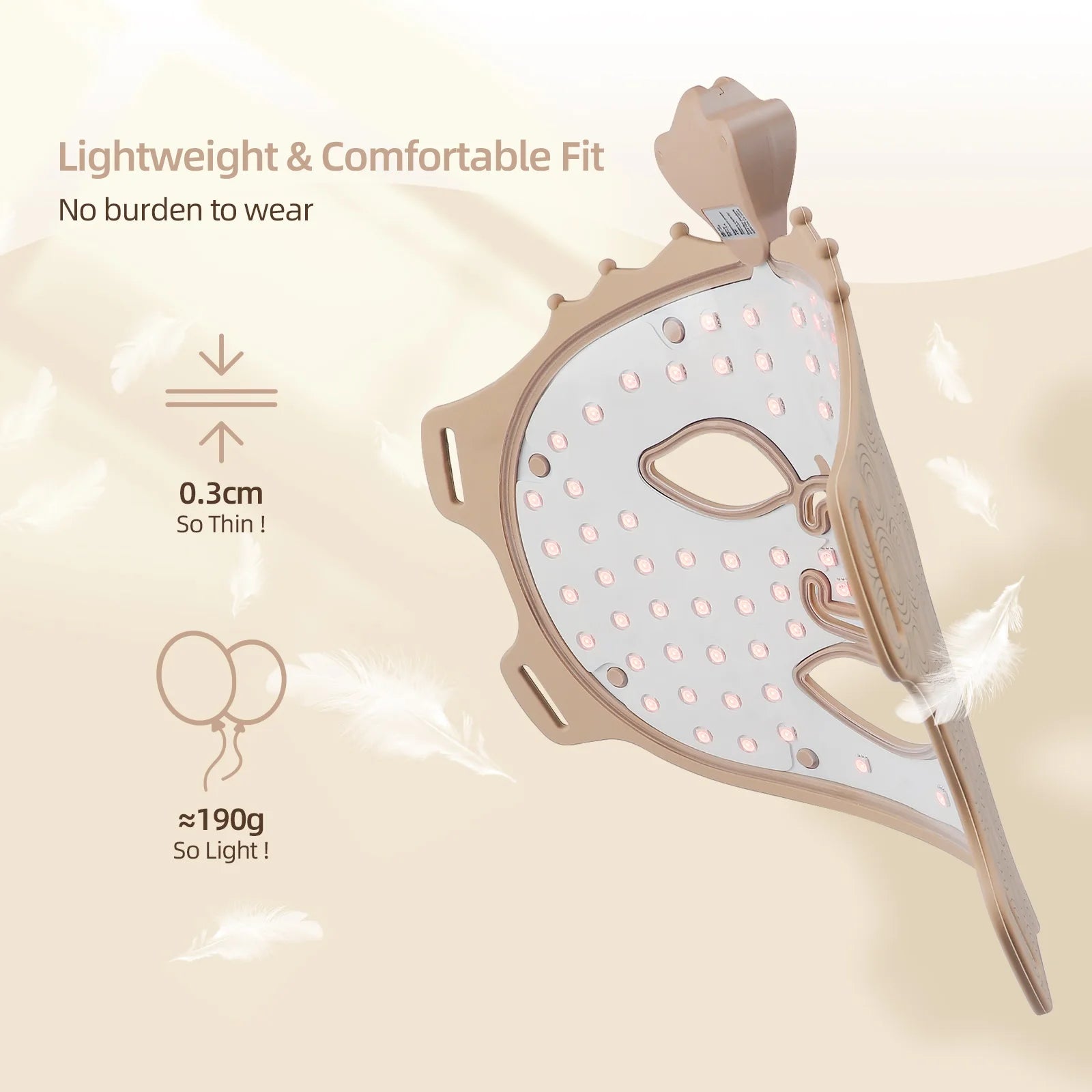 7 Colors LED Face Mask Red Light Therapy Silicone Anti Aging Advanced Photon Mask