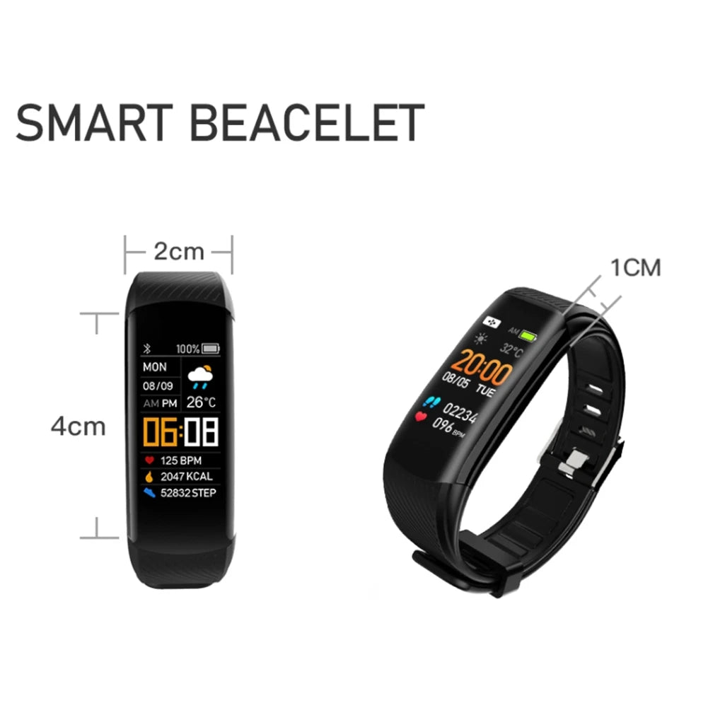 Fitness Bracelet Blood Pressure Measurement Pedometer Smart