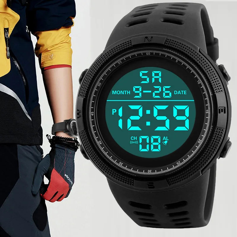 Men's Digital Watch Military Sports Waterproof