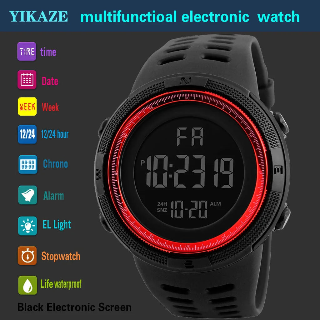 Men's Digital Watch Military Sports Waterproof