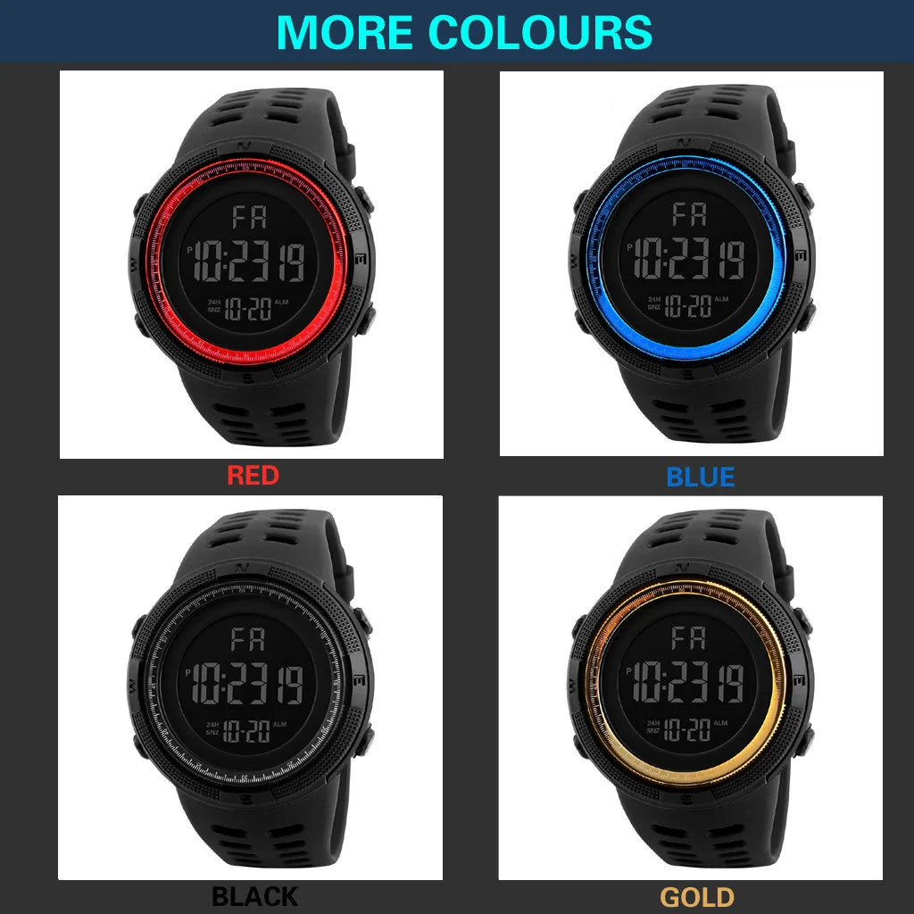 Men's Digital Watch Military Sports Waterproof