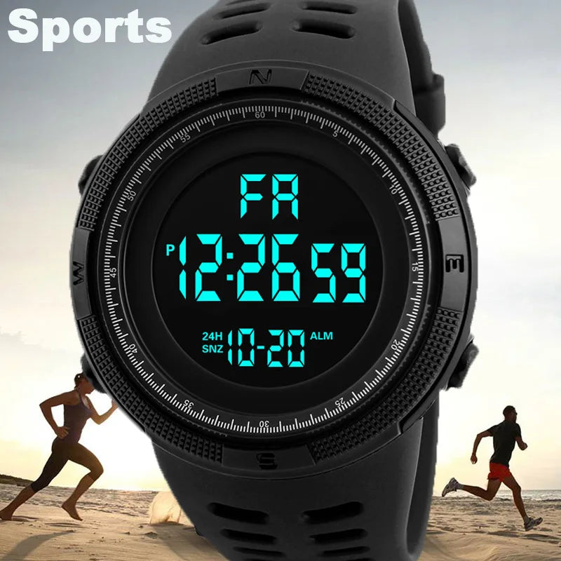 Men's Digital Watch Military Sports Waterproof